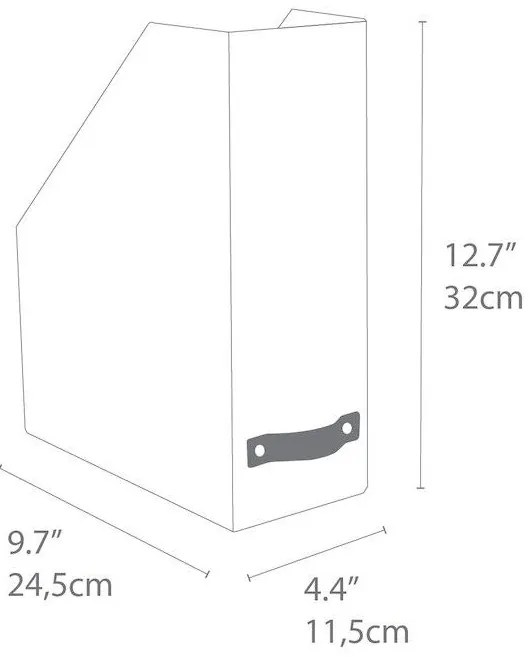 Kartónový organizér na dokumenty Estelle – Bigso Box of Sweden