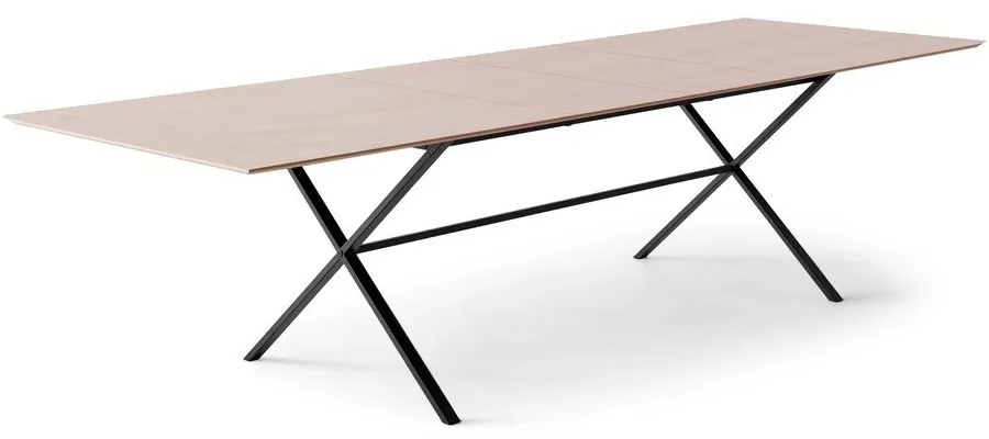 Rozkladací jedálenský stôl s doskou v dubovom dekore v prírodnej farbe 100x210 cm Meza – Hammel Furniture