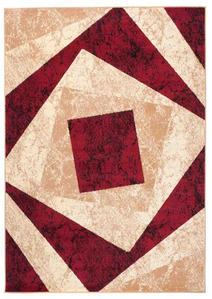 Kusový koberec PP Gil vínový, Velikosti 200x300cm