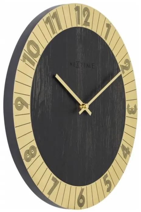 Designové nástěnné hodiny 3198go Nextime Flare 35cm
