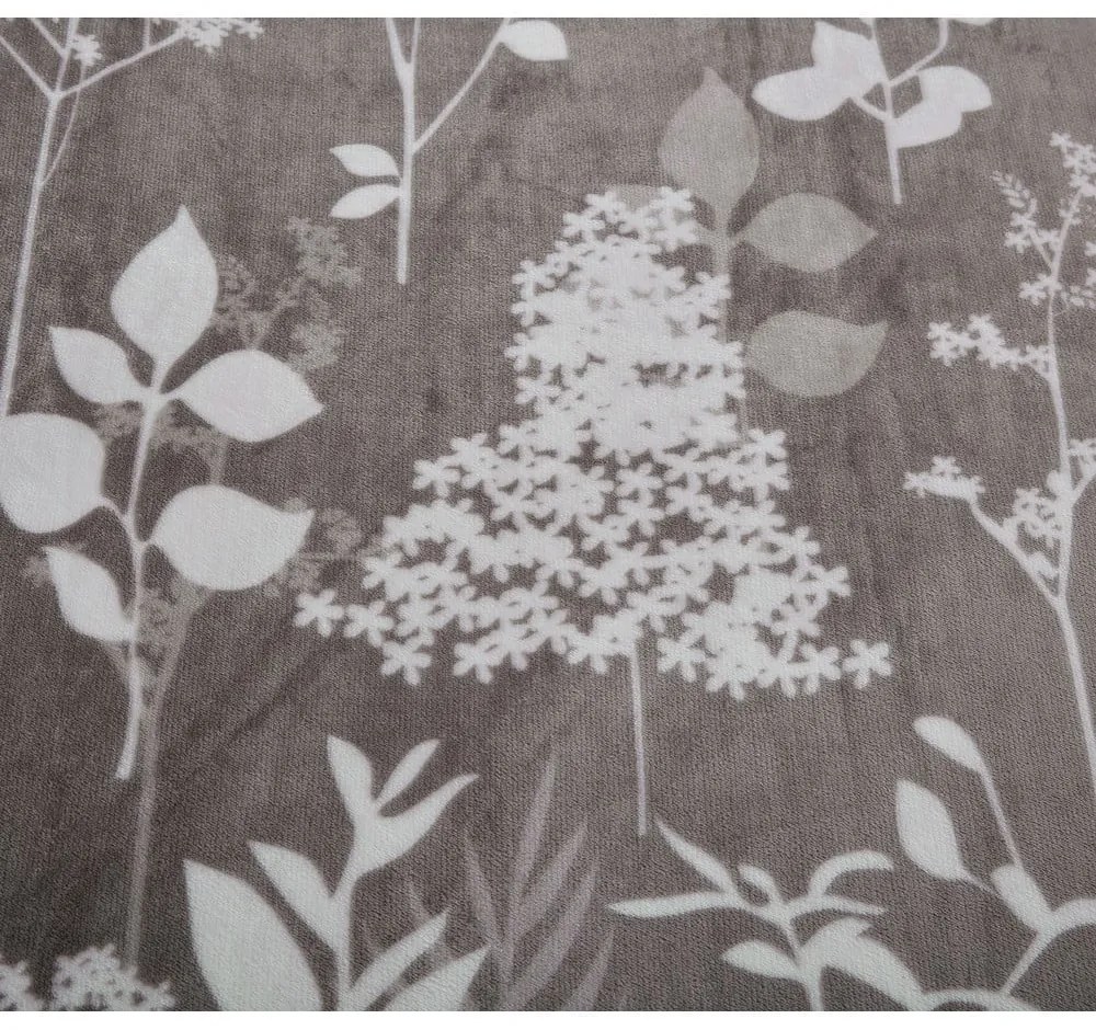 Sivé obliečky na jednolôžko z mikroplyšu 140x200 cm Sambuco – My House