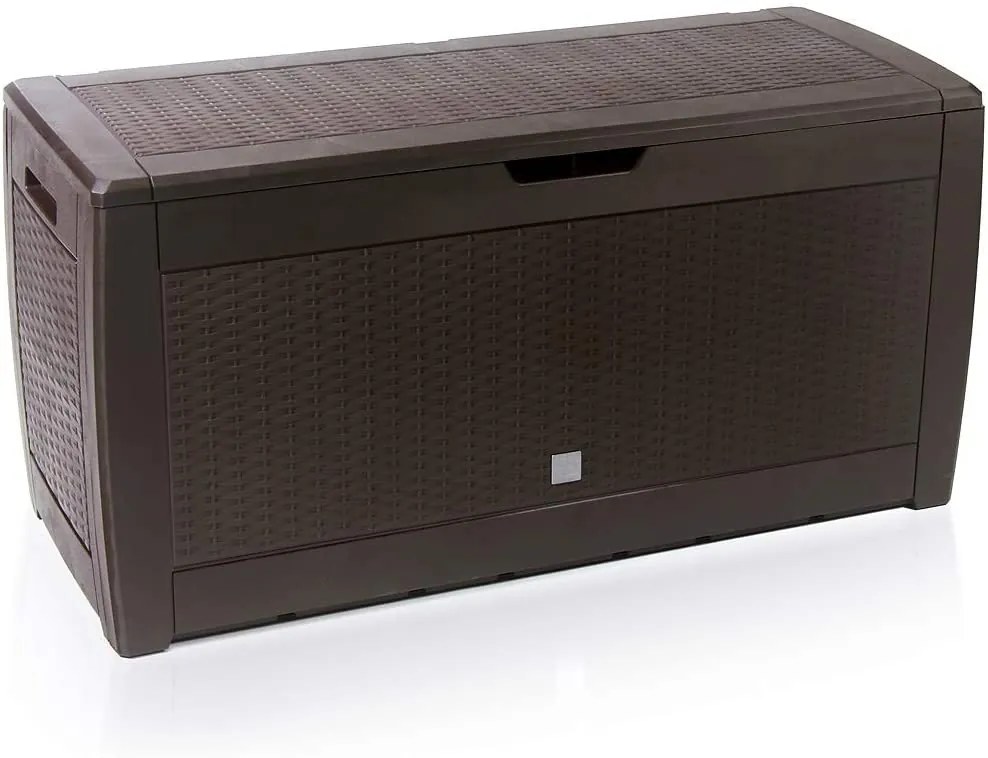 InternetovaZahrada - Úložný box P1 - 119 x 48 x 60cm - hnedá