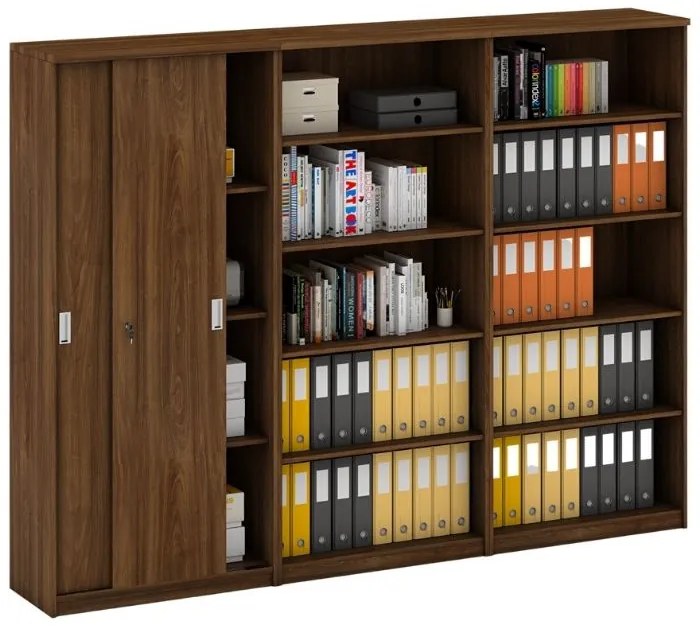 Zostava skríň MIRELLI, Typ X - orech