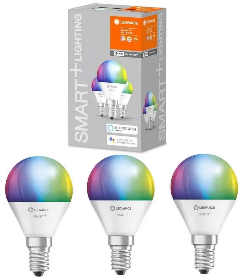 Ledvance SADA 3x LED RGBW Stmievateľná žiarovka SMART+ E14/5W/230V 2700K-6500K - Ledvance P224722