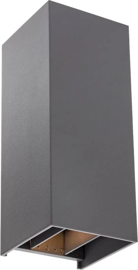 Redo 90636 - LED Vonkajšie svietidlo SONNY 2xLED/5W/230V 2200/4000K IP54 antracit