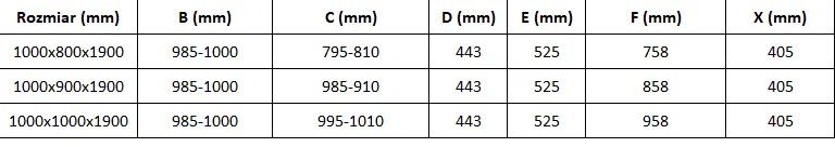 Mexen Omega, 3-stenný sprchovací kút s posuvnými dverami 100 (dvere) x 80 (stena) cm, 8mm číre sklo, chrómový profil, 825-100-080-01-00-3S