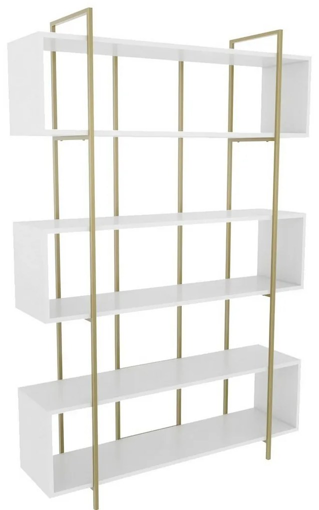 Knižnica Bruti White and Gold