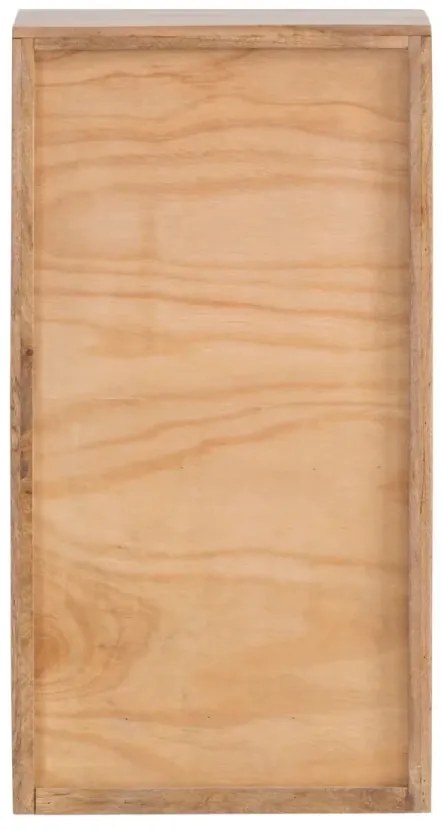 furniture-nabytek.cz - Masivní koupelnová spodní skříňka Delhi z mangového dřeva, lakovaná, hnědá – 43×30×80 cm