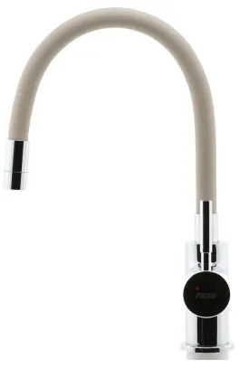 FERRO - Drezová batéria s flexibilným ramienkom lesklý chróm/béžová