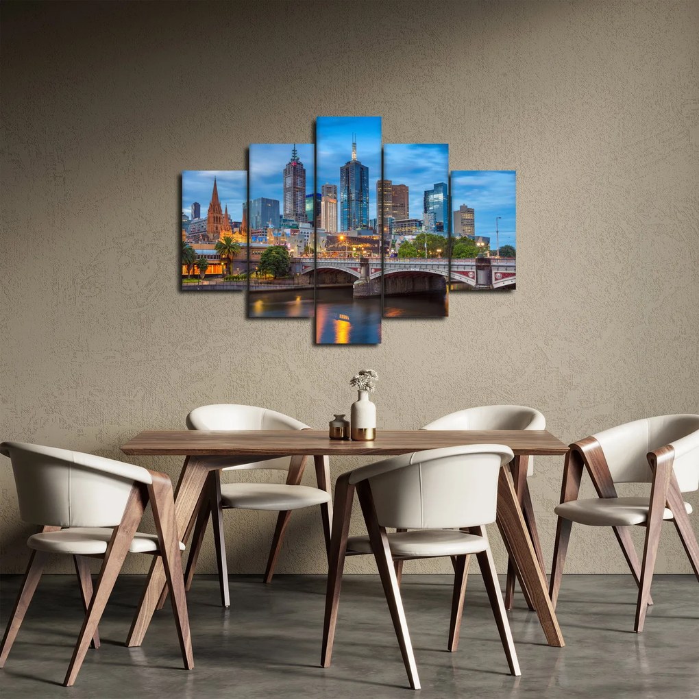 Obraz mesta Melbourne (150x105 cm)