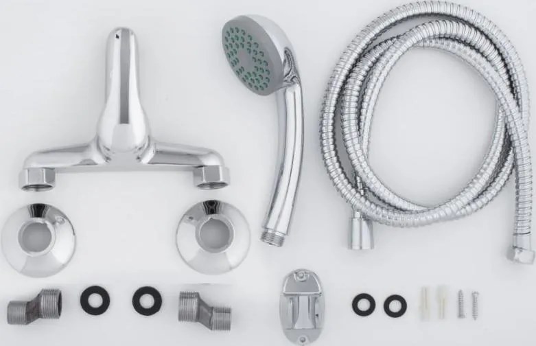 Vaňová batéria TOMÁŠ so sprchou - chrómová