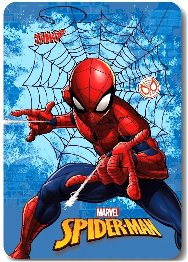 Detská fleecová deka Spiderman - MARVEL - 100 x 140 cm