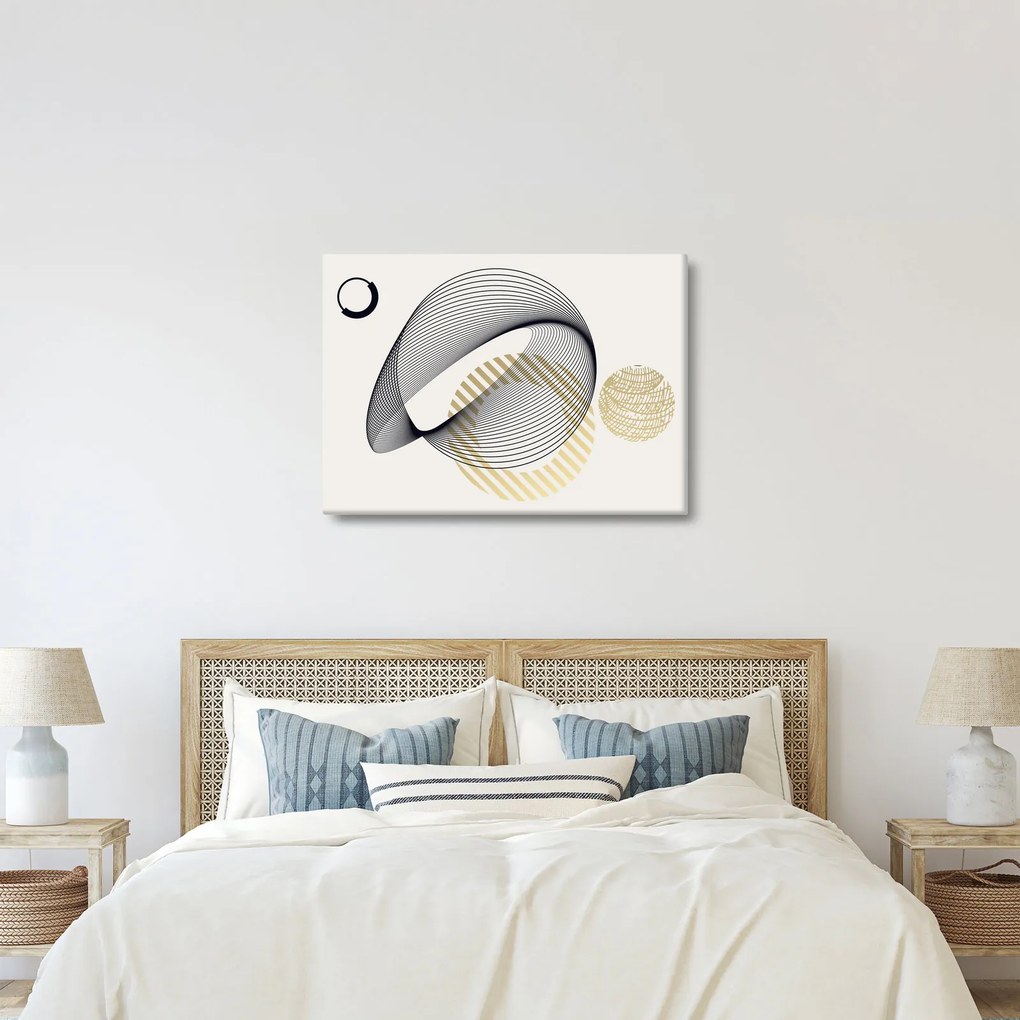 Obraz - Geometrické tvary N⁰3 (70x50 cm)