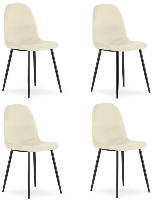 Set štyroch jedálenských stoličiek COMO béžový (4 ks)