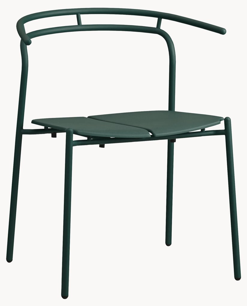 Kovová záhradná stolička's opierkami Novo