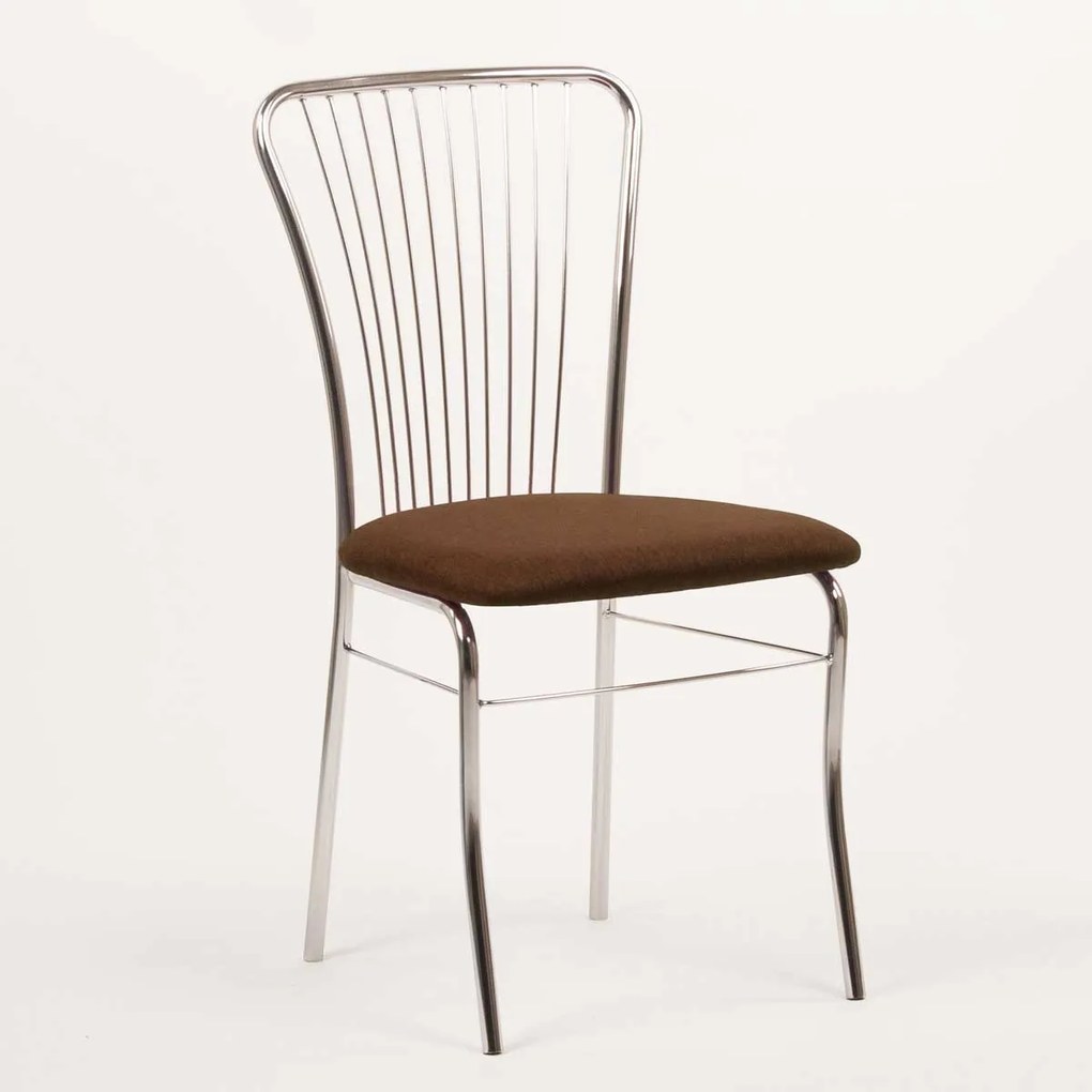Stima Stolička IRINA chrom Vyberte látku ->: LUX Cappuccino 24
