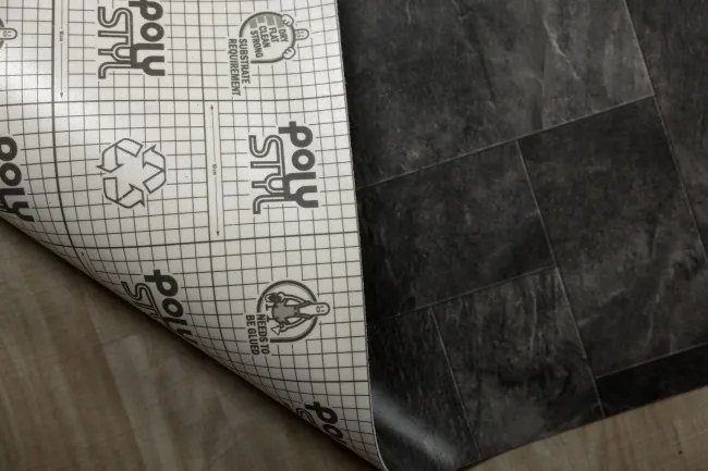 PVC podlaha Basic Magnus 4 antracitová