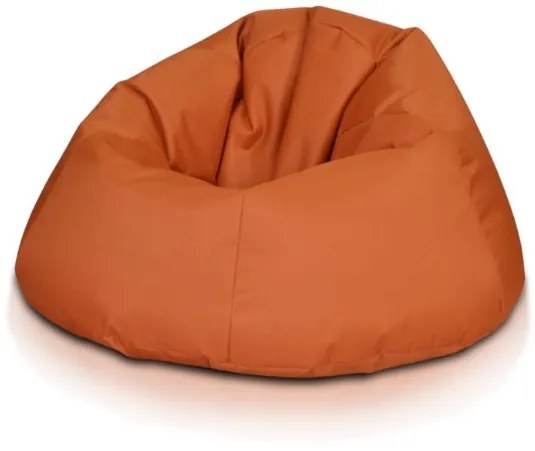 Sedací vak guľa Maxi polyester TiaHome - Oranžová