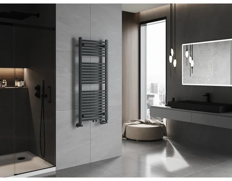 Mexen Ares, vykurovacie teleso 1200 x 500 mm, 531 W, antracitová, W102-1200-500-00-66