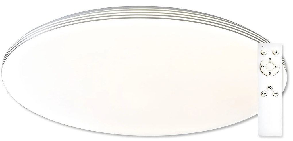 TOP LIGHT Svetlo stropné Ocean KS RC, Biela-Chróm