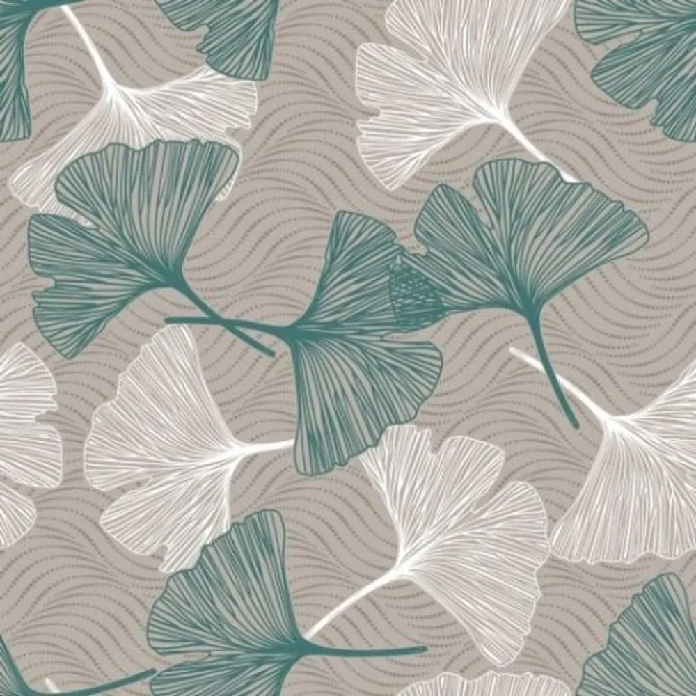 Gipetex Natural Dream Talianská obliečka 100% bavlna Gingko Verde - 140x200 / 70x90 cm