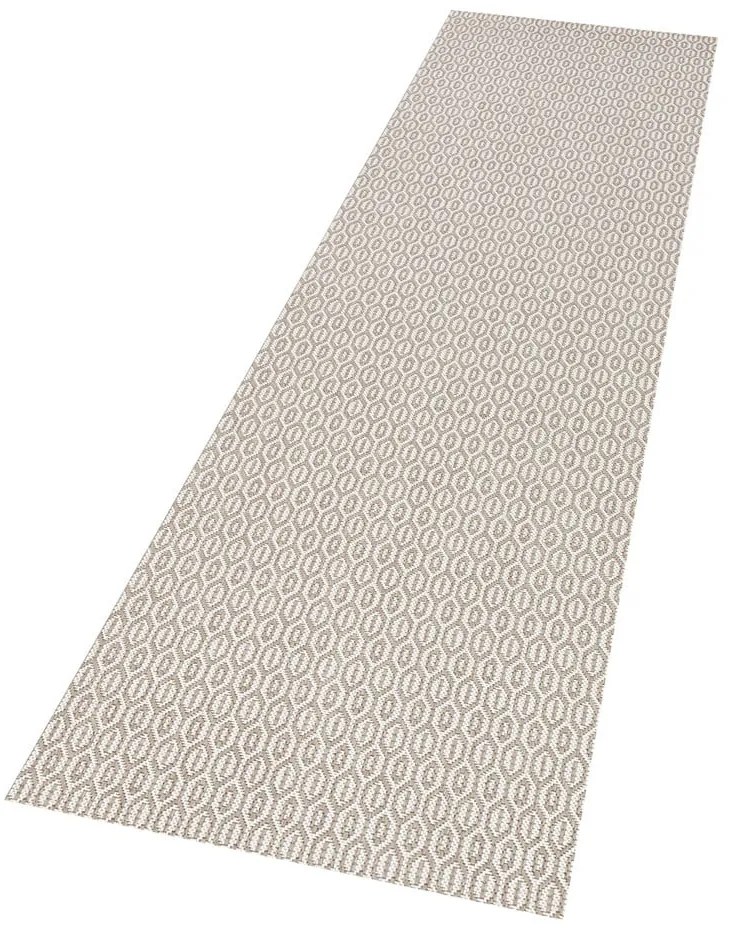 Sivý vonkajší koberec NORTHRUGS Coin, 80 x 200 cm