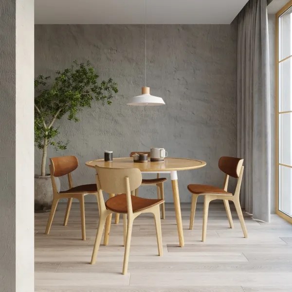 Sollux SL.0282 - Luster na lanku AFRA 1xE27/60W/230V šedá/prírodné drevo