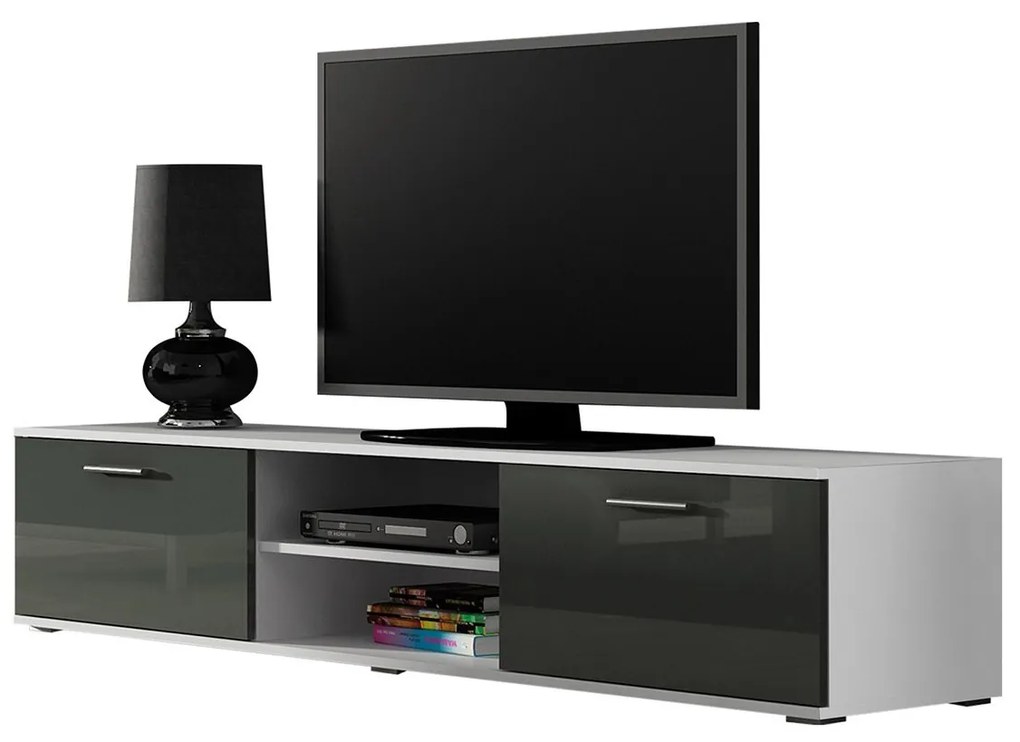 TV stolík 180 Boho B3, Farby: dub lefkas / dub lefkas + čierna