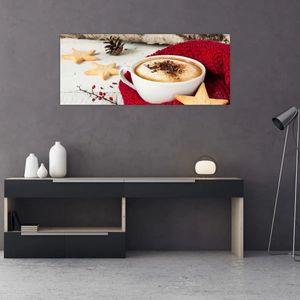 Obraz - Cappuccino (120x50 cm)