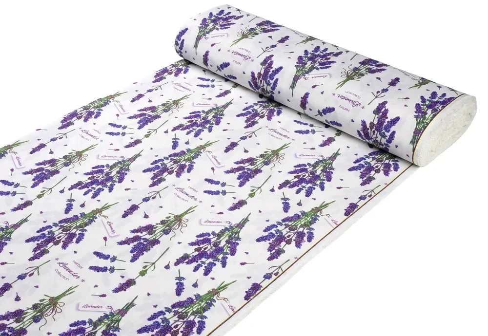 Biante Dekoračný oválny obrus PML-084 Lavender 140x200 cm