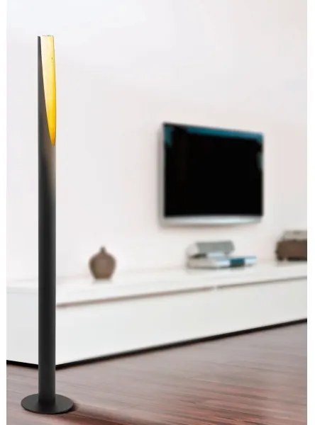 Eglo 97584 - LED Stojacia lampa BARBOTTO 1xGU10/4,5W/230V čierna