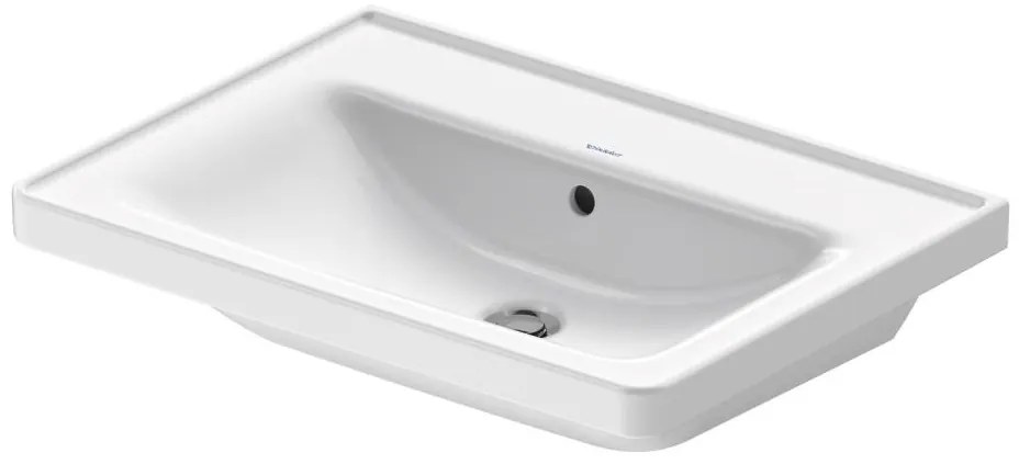 Duravit 2367650060 - Závesné umývadlo D-NEO 65x48 cm keramika/lesklá biela