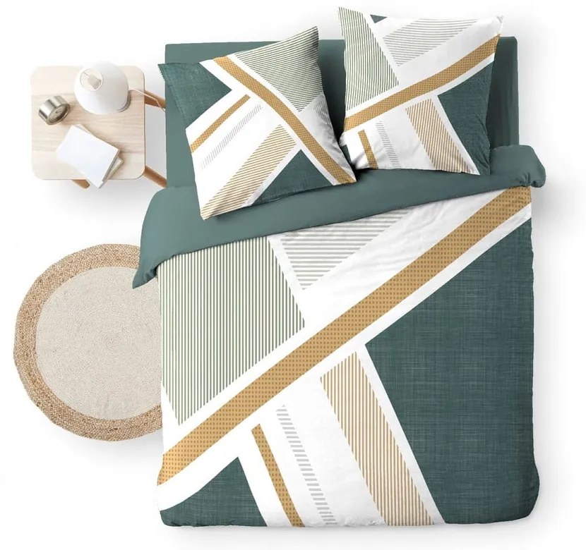 Biele bavlnené obliečky na dvojlôžko/predĺžené 240x220 cm Zephyr – douceur d'intérieur