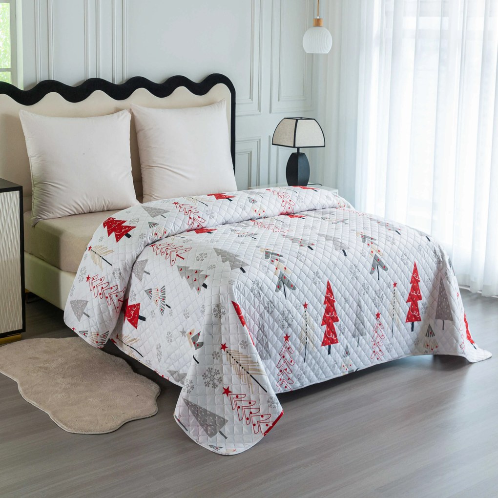 Prehoz na posteľ JINGLE, biely Rozmer: 170 x 210 cm