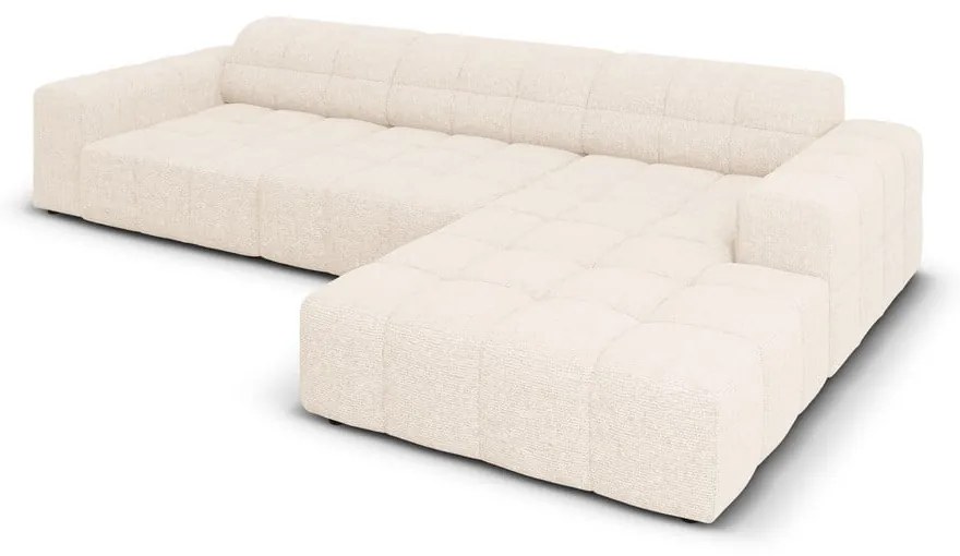 Krémová rohová pohovka (pravý roh) Chicago – Cosmopolitan Design