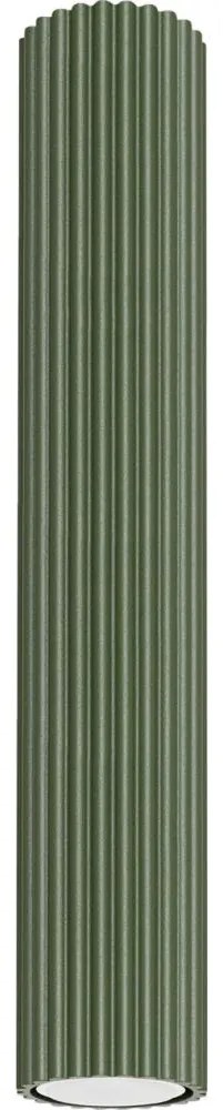 Sollux SL.1609 - Bodové svietidlo KARBON 1xGU10/10W/230V 40 cm zelená