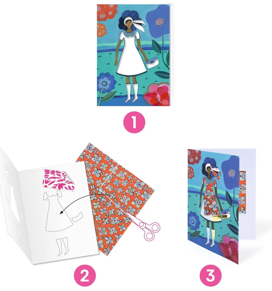 Kreatívna hra - módna zábava so samolepkami