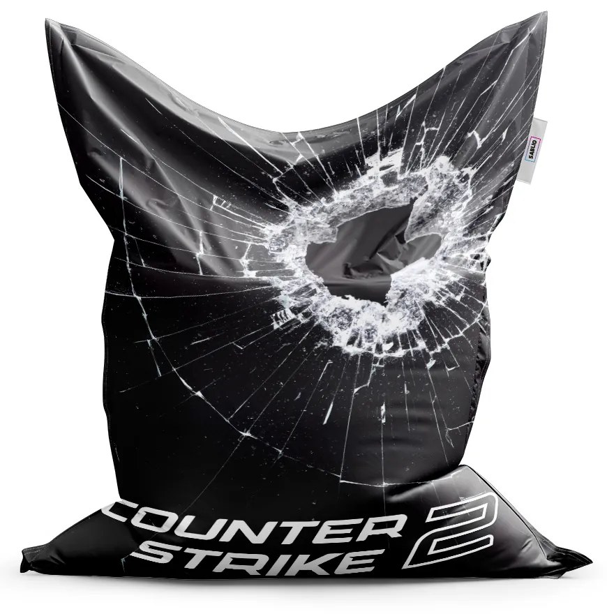 Sablio Sedací vak Classic Counter Strike 2 Priestrel - 150x100 cm
