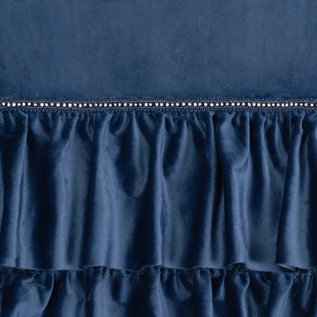 ZATEMŇOVACÍ ZÁVES NA PÁSKE CARLI 140X250 CM TMAVOMODRÁ