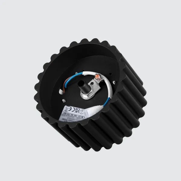 Sollux SL.1787 - Bodové svietidlo AURA 1xGX53/10W/230V 6 cm čierne