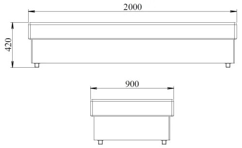 Posteľ s pružinovou matracou a úložným priestorom NOE 90x200 sivá/čierna