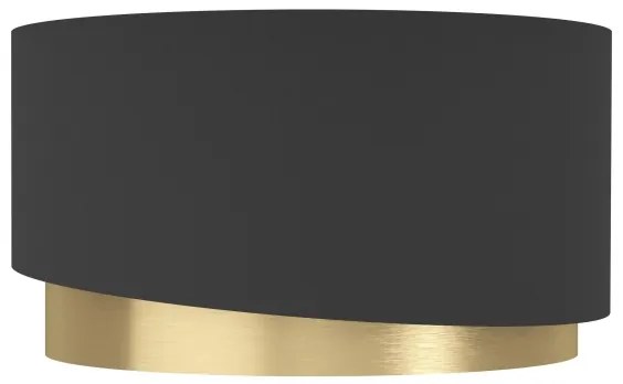 Eglo 39924 - Stropné svietidlo MANDERLINE 1xE27/40W/230V čierna/zlatá