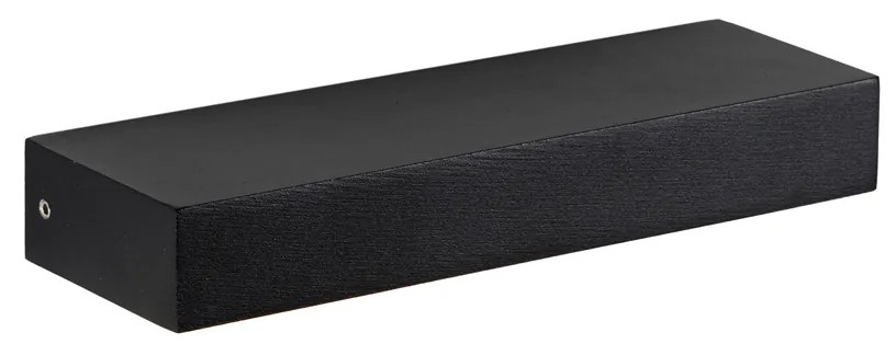 Moderná nástenná lampa čierna 22cm Vrátane LED IP65 - Hannah