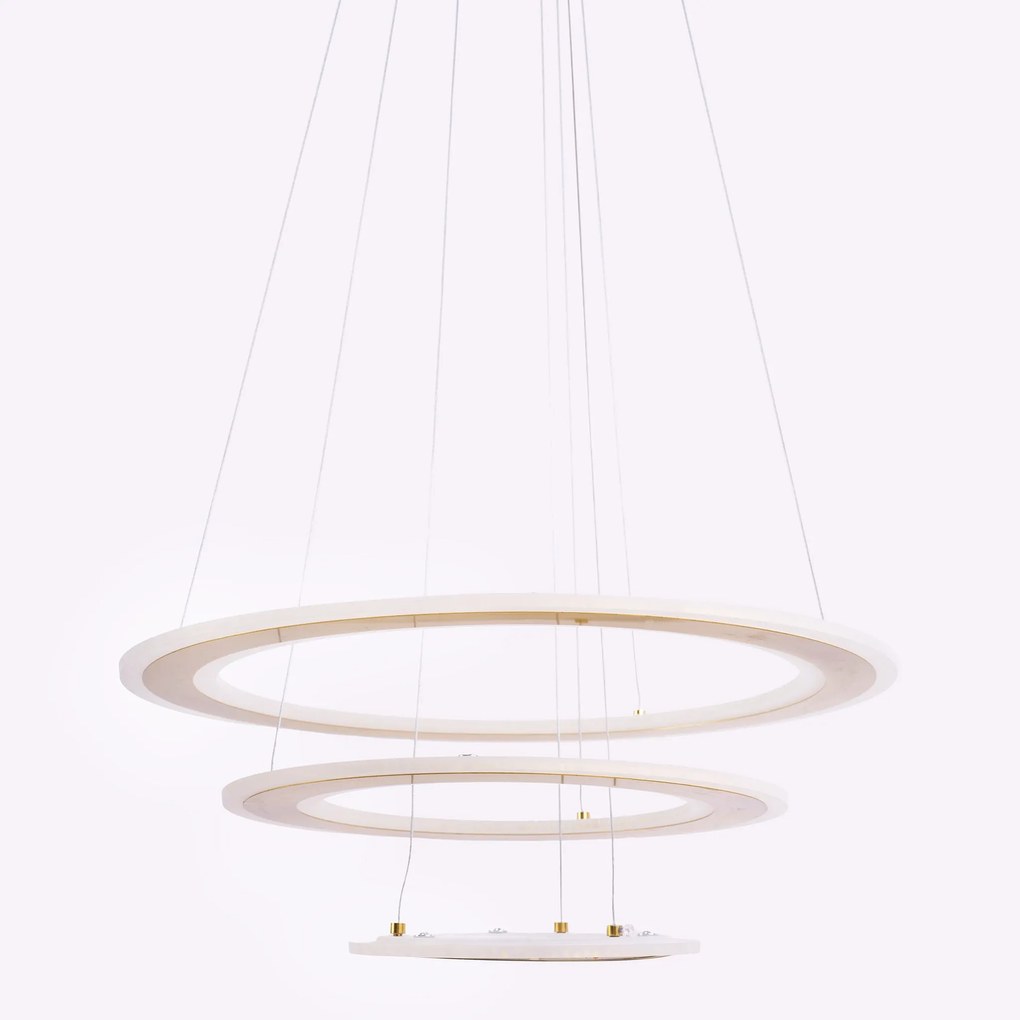 Toolight Toolight, LED stropné svietidlo 46cm, 100W, G042-3CP, zlatá lesklá, OSW-06309