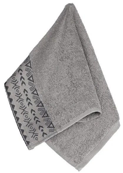 Bavlnený uterák Driada 30x50 cm sivý