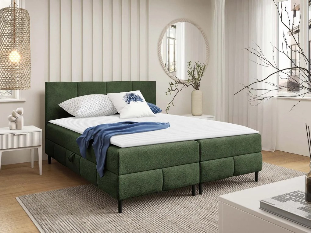Kontinentálna posteľ Centina 2, Rozmer postele: 140x200, Dostupné poťahy: Coral 20