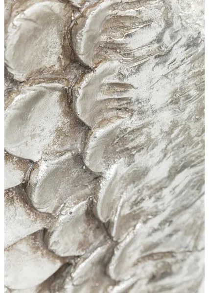 Angel Wings nástenná dekorácia strieborná 61x106cm