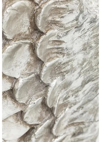 Angel Wings nástenná dekorácia strieborná 61x106cm