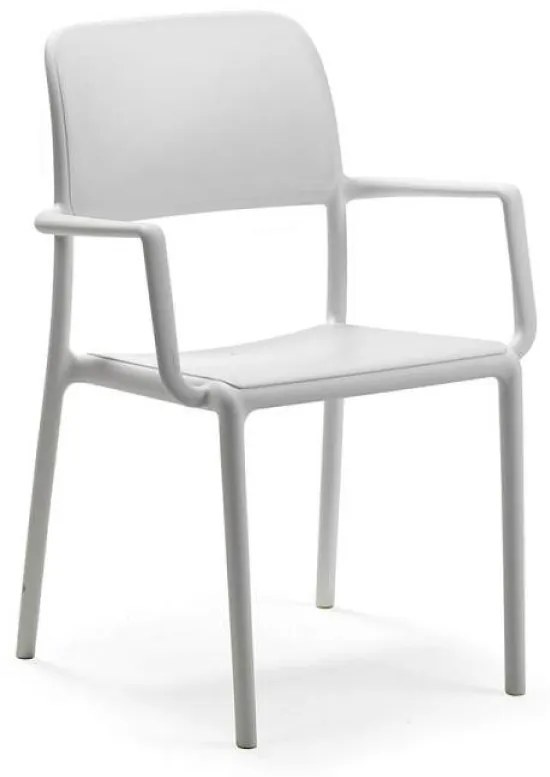 RIVA ARMCHAIR záhradná stolička s podrúčkami rosso
