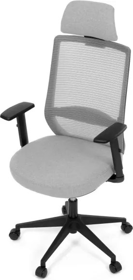 Kancelárska stolička sivá KA-V3329 GREY